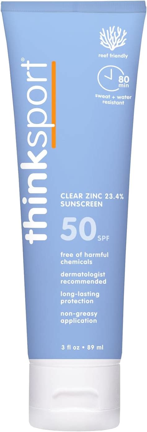 thinksport mineral sunscreen.